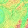 La Moselle topographic map, relief map, elevations map