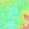 Тиса topographic map, relief, elevation