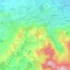 Ballinascorney ED topographic map, relief map, elevations map