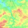 Corps-Nuds topographic map, elevation, relief