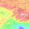 Batna topographic map, elevation, relief