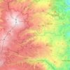 Murillo topographic map, elevation, relief