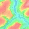 Saint-Gilles topographic map, elevation, relief