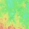 Timmins topographic map, relief map, elevations map