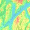 Sturgeon Lake topographic map, elevation, relief