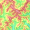 Szemere topographic map, elevation, relief