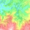 Celanova topographic map, relief map, elevations map