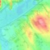Gárdony topographic map, relief, elevation