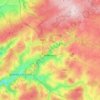 Malmedy topographic map, relief map, elevations map