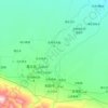 Hotan City topographic map, elevation, relief