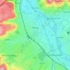 Nancy topographic map, relief map, elevations map