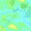 Island East topographic map, elevation, relief