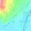 Candelaria topographic map, elevation, relief