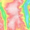 Myklebustbreen topographic map, relief map, elevations map