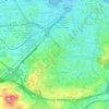 Distrito Sur topographic map, relief map, elevations map