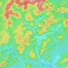 Sturzelbronn topographic map, elevation, relief