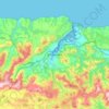 Villaviciosa topographic map, relief map, elevations map