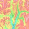 Stewart topographic map, elevation, relief