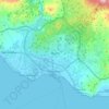 Motril topographic map, elevation, relief