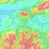 Tizi Ouzou topographic map, elevation, relief