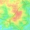 Villejean - Beauregard topographic map, elevation, relief