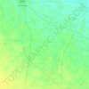 Gobio 1 topographic map, elevation, relief