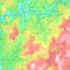 A Estrada topographic map, relief map, elevations map
