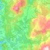 Cuntis topographic map, relief map, elevations map