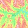 Santa Inês topographic map, relief map, elevations map