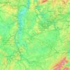 Moselle topographic map, relief map, elevations map