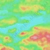Biggar Lake topographic map, elevation, relief
