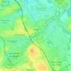 Troyes topographic map, relief map, elevations map