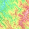 Cervantes topographic map, relief map, elevations map