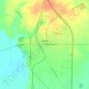 Marlin topographic map, elevation, relief