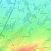 Steenokkerzeel topographic map, elevation, relief
