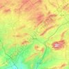 Jumilla topographic map, relief map, elevations map