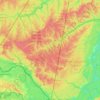 Leticia topographic map, elevation, relief