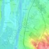 Göd topographic map, relief, elevation