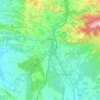 Tafalla topographic map, relief map, elevations map