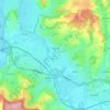 Sedan topographic map, relief map, elevations map