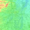 Strasbourg topographic map, relief map, elevations map