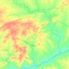 Awe topographic map, elevation, relief