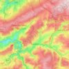 Stavelot topographic map, elevation, relief