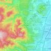 Ottrott topographic map, elevation, relief