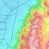Chapinero topographic map, elevation, relief