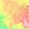 Kaduna topographic map, elevation, relief