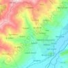 Ighram topographic map, elevation, relief