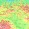 Navarra topographic map, relief map, elevations map