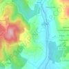 Beade topographic map, relief map, elevations map