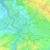 Antwerp topographic map, elevation, relief